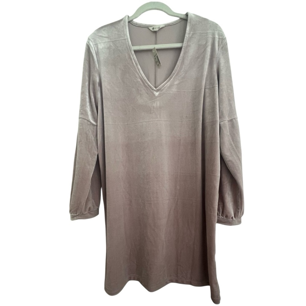 Madewell Velvet Dress New With tags Large Mauve color in the pink family